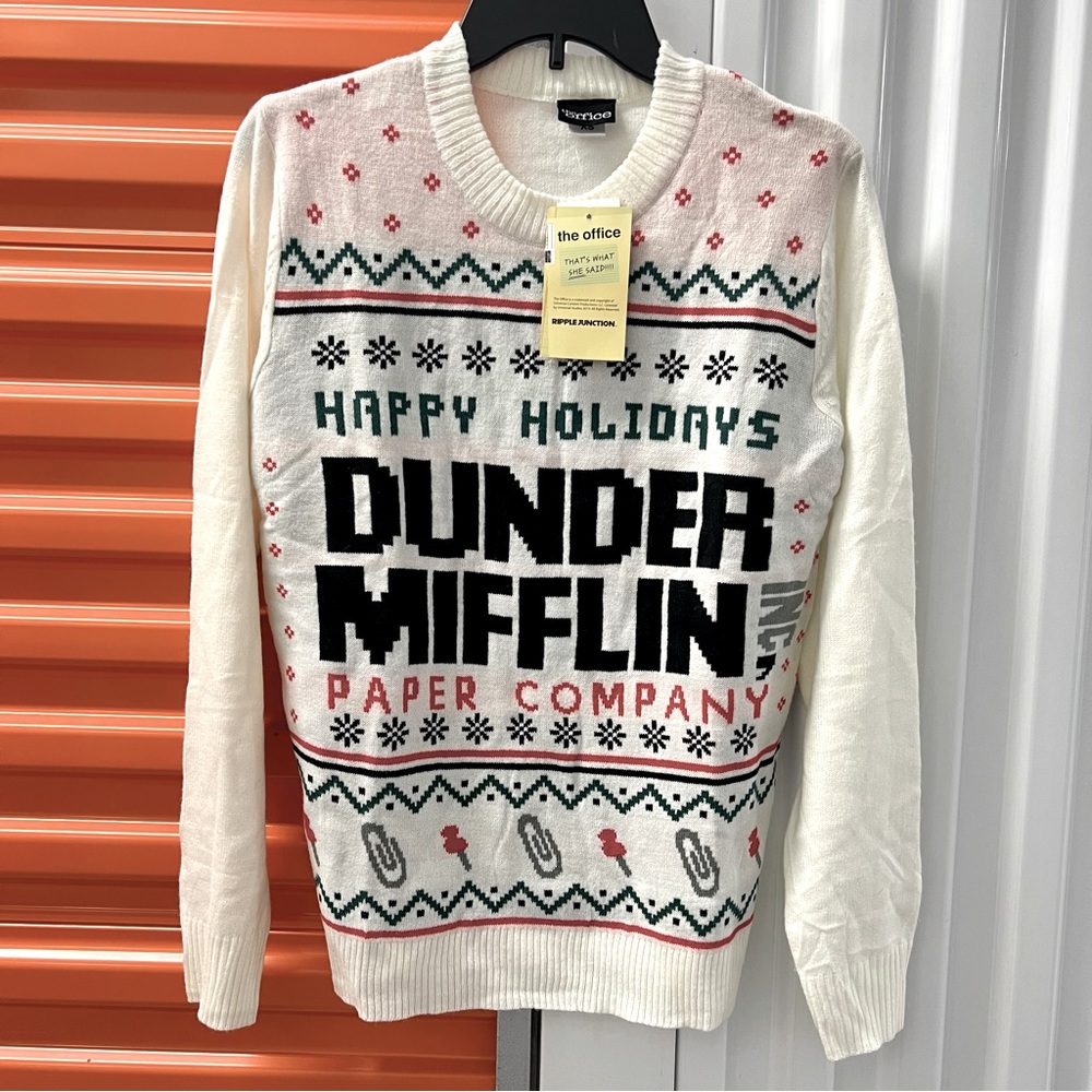 Dunder Mifflin Paper Company Christmas Sweater Size XS
